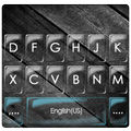 Tech Black Glass Keyboard Them