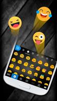 Tema de Teclado Tech Black Gla imagem de tela 2