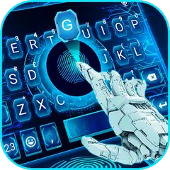 最新版、クールな Tech Fingerprint のテーマ アプリダウンロード