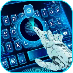 Tech Fingerprint Keyboard Them