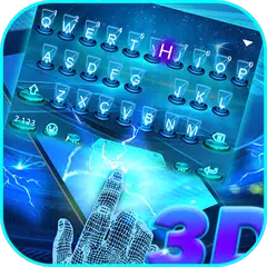 Tech 3D Tastaturhintergrund APK Herunterladen