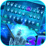 خلفية الكيبورد Tech 3D أيقونة