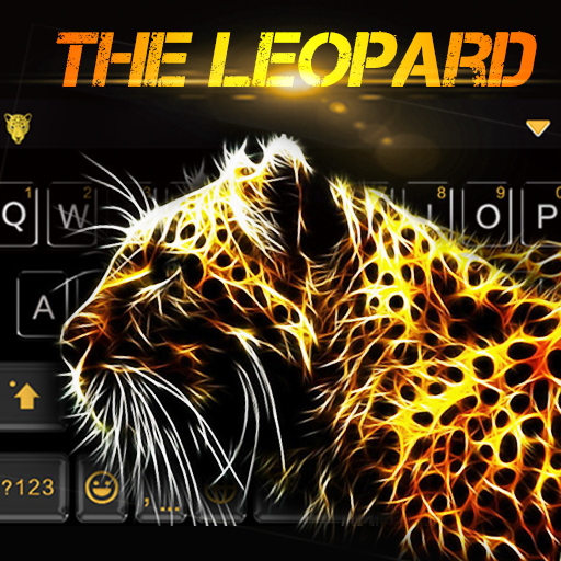 O tema de teclado Amazing Leop