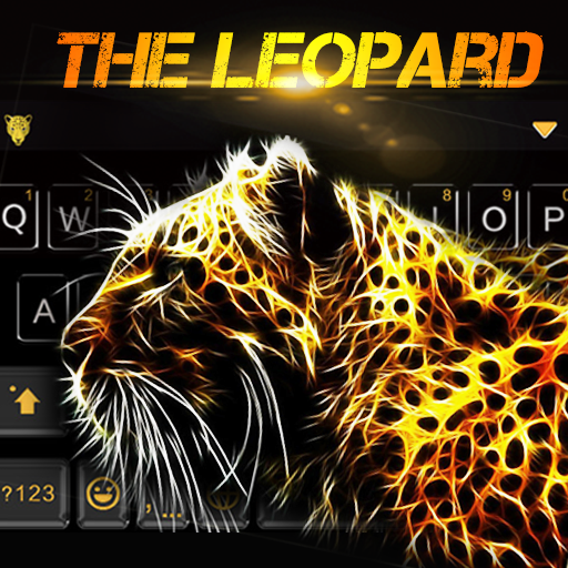 Amazing Leopard Tastatur thema