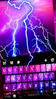 خلفية الكيبورد Thunder Lightni الملصق