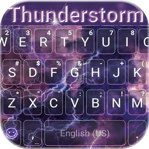 Thunderstorm Tastaturhintergru