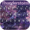 Thunderstorm Klavye Arkaplanı