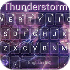 Fond de clavier Thunderstorm icône