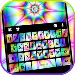 Tie Dye Spiral Keyboard Theme APK download