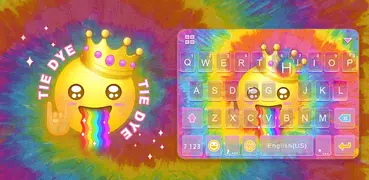 Tie Dye Keyboard Theme