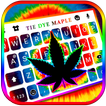 Tema Keyboard Tiedye Neon Weed