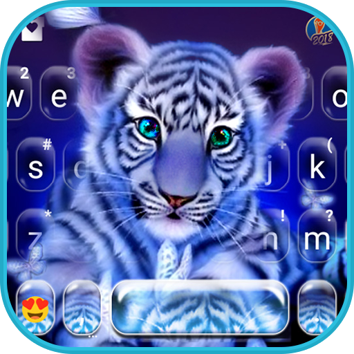 最新版、クールな Tiger Night のテーマキーボード