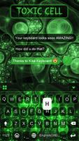Fundo do Teclado toxiccell Cartaz