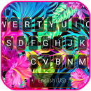 Tropical Flower Keyboard Backg APK
