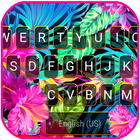 Tropical Flower Keyboard Backg icon