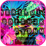 Tropical Flower Keyboard Backg icon