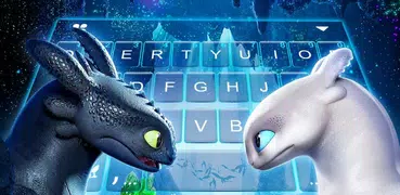 最新版、クールな Train Your Dragon3 のテーマキーボード