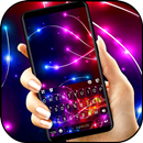 Transparent Neon Klavye Arkaplanı APK