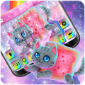 Rainbow Cat Keyboard Theme