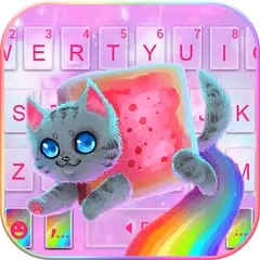 Rainbow Cat Keyboard Theme APK download