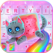 Tema Keyboard Rainbow Cat