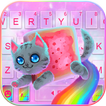 Neues Rainbow Cat Tastatur the