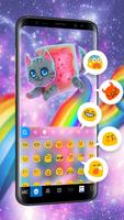 Yeni Havalı Rainbow Cat Klavye Ekran Görüntüsü 1