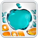 Turquoise OS11 PhoneX Keyboard Theme APK