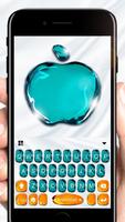 最新版、クールな Turquoise Os11 Phonex のテーマキーボード ポスター