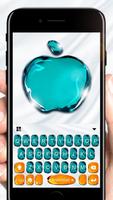 тема для клавиатуры Turquoise Os11 Phonex постер