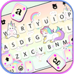 Unicorn Doodle Tastaturhinterg