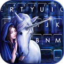 خلفية الكيبورد Unicorn Fairyta APK