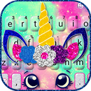 Unicorn Galaxy Tastatur-Thema APK