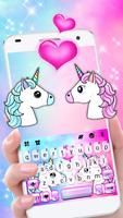 الكيبورد Unicorn Love الملصق