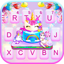 Tema Keyboard Unicorn Party Ca APK