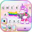 Fond de clavier Unicorn Rainbo