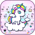 Thème de clavier Unicorn Sky icône