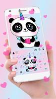 Unicorn Panda Affiche