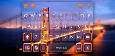 Usa Golden Gate Bridge Keyboar