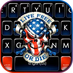 最新版、クールな Usa Freedom のテーマキーボード アプリダウンロード