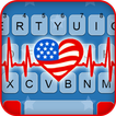 Hình nền bàn phím USA Heartbeat
