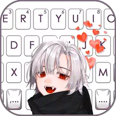 Vampire Boy Red Heart Tema Tas