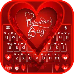 Valentine Hearts キーボード アプリダウンロード