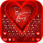 الكيبورد Valentine Hearts أيقونة