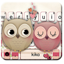 Valentine Owls Tema de teclado APK