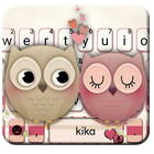 Icona Nuovo tema Valentine Owls per 