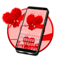 Valentine Love Hearts Keyboard Theme
