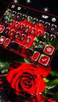 Tema Keyboard Valentine Red Ro poster