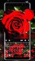 Tema Keyboard Valentine Red Ro screenshot 1