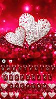 الكيبورد Valentine Heart الملصق